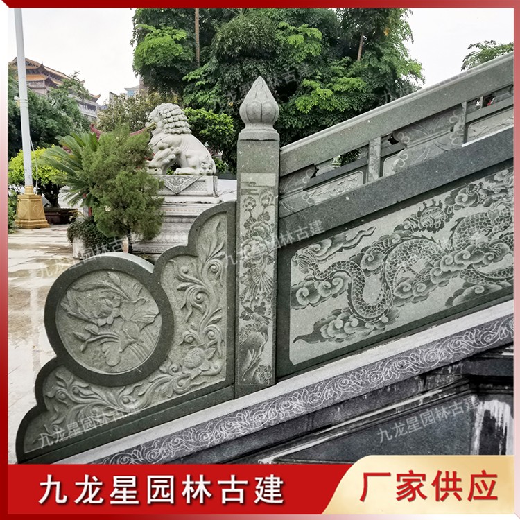 青石欄桿石雕圖片